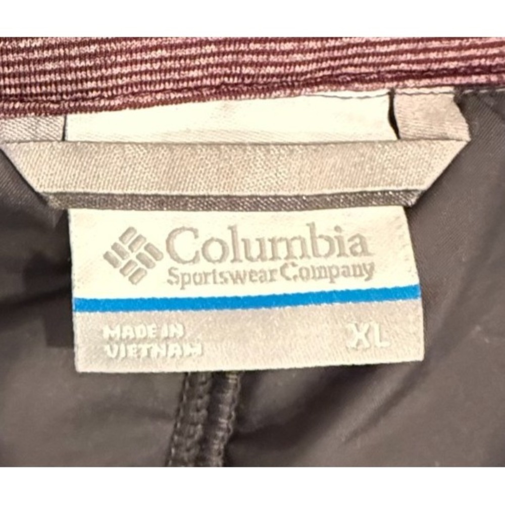 Columbia Women's XL Quilted Vest Burgundy Maroon Full Zip Insulated Pockets - Picture 10 of 11